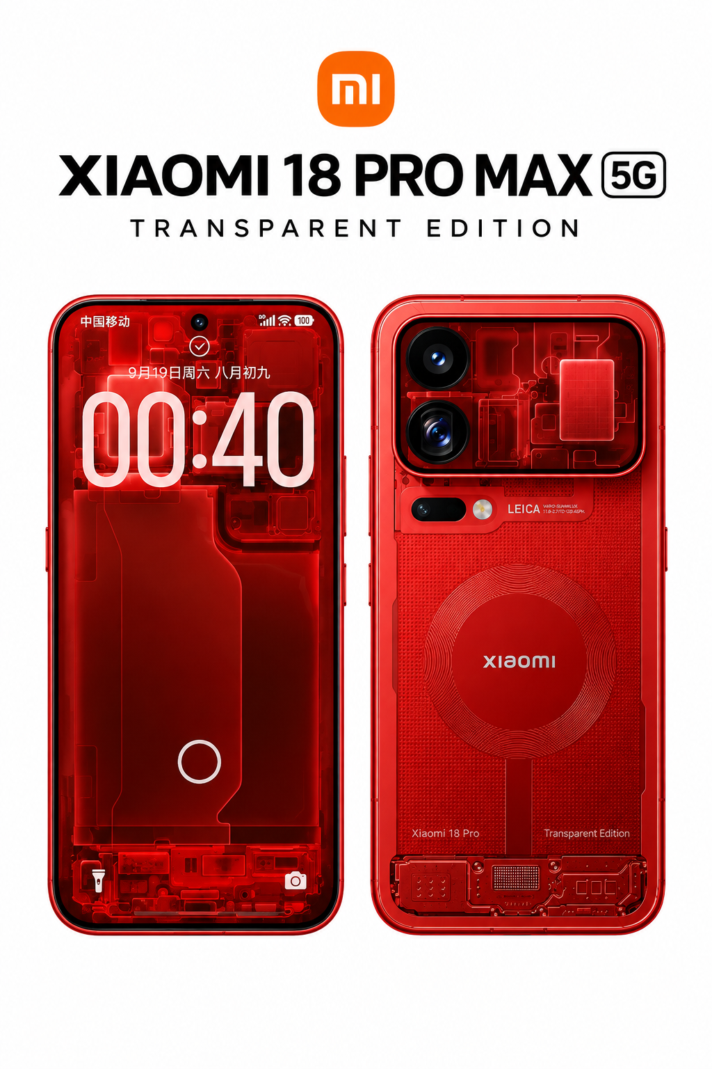 XIAOMI 18 PRO MAX 5G TRANSPARENT EDITION